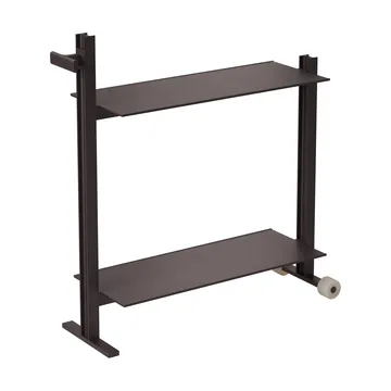 Museum Trolley serveerwagen - Donkerbruin, 74,5x77,5x24 cm - Museum