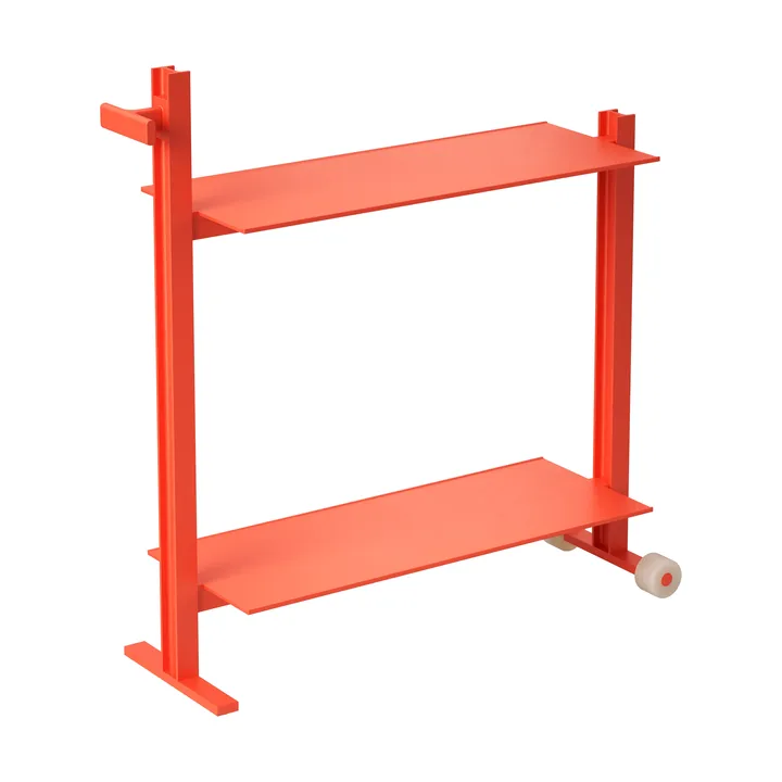 Museum Trolley serveerwagen - Oranje, 74,5x77,5x24 cm - Museum