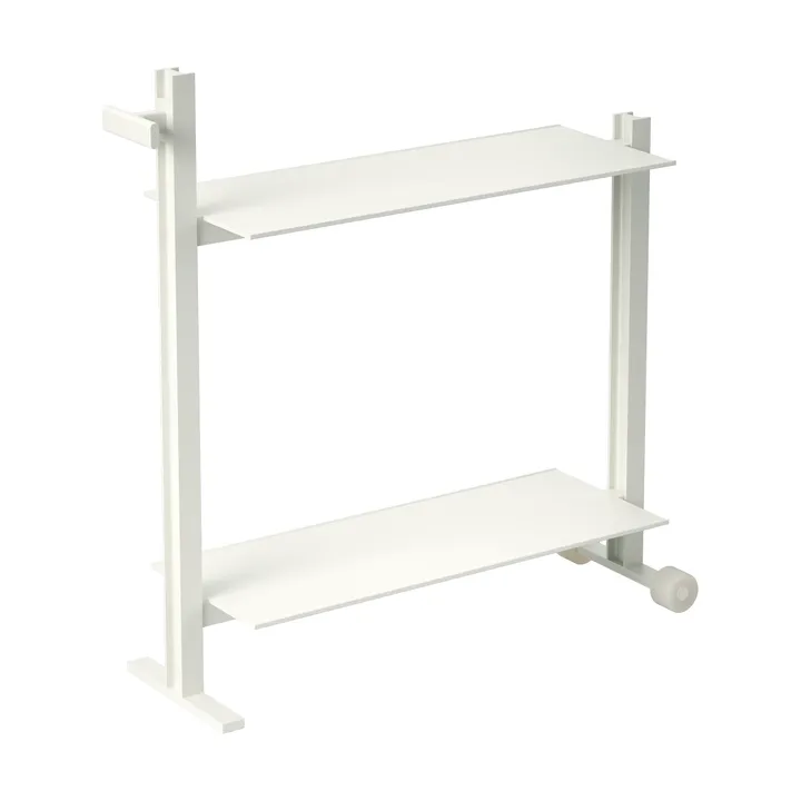 Museum Trolley serveerwagen - Wit, 74,5x77,5x24 cm - Museum