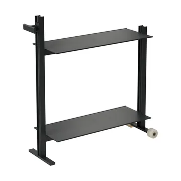Museum Trolley serveerwagen - Zwart, 74,5x77,5x24 cm - Museum