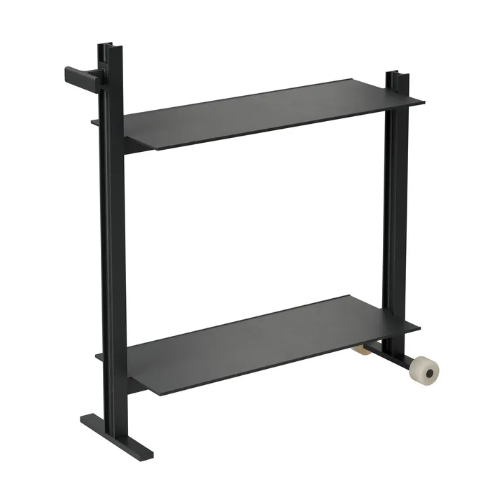 Museum Trolley serveerwagen - Zwart, 74,5x77,5x24 cm - Museum