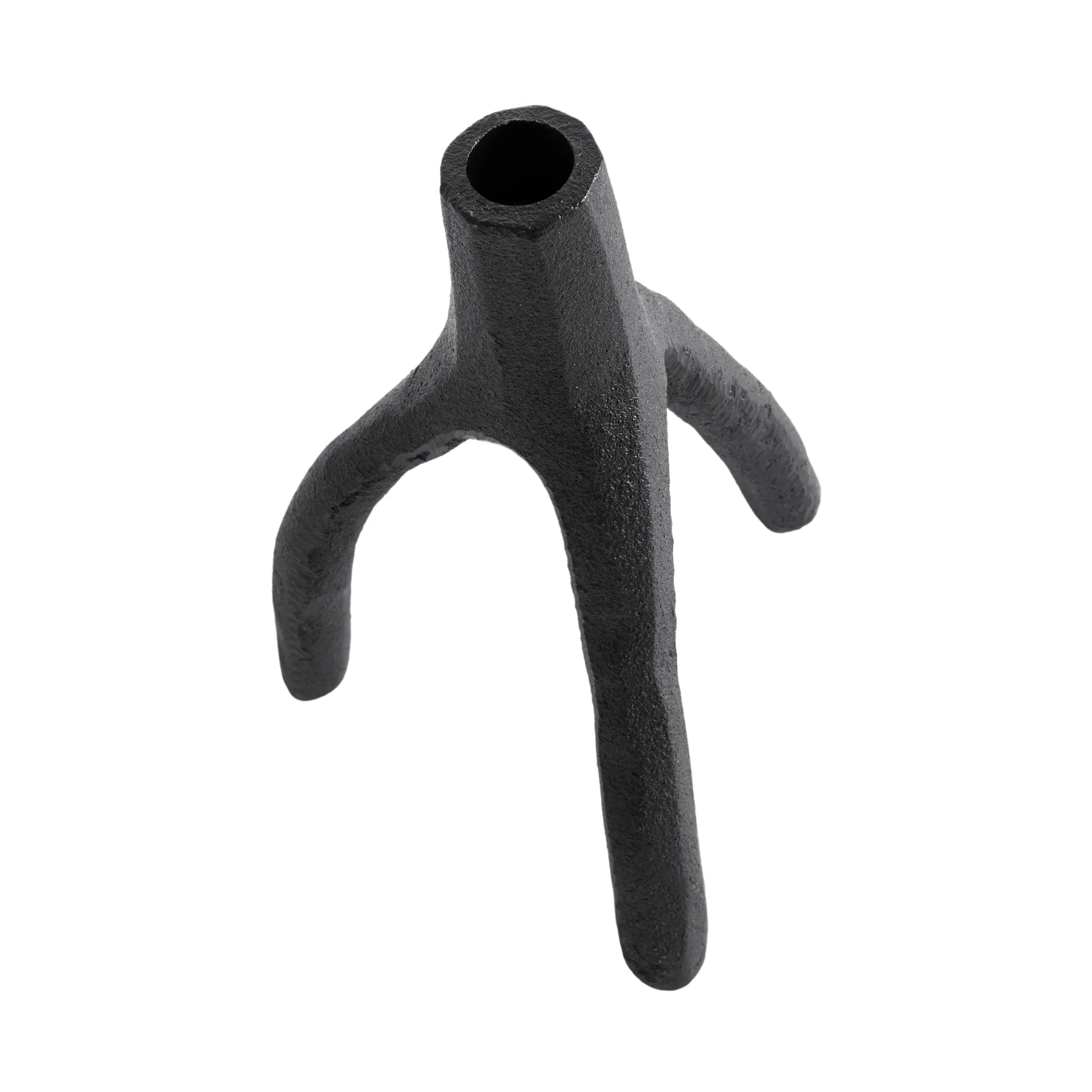 Aion kandelaar XL 22 cm, Zwart MUUBS