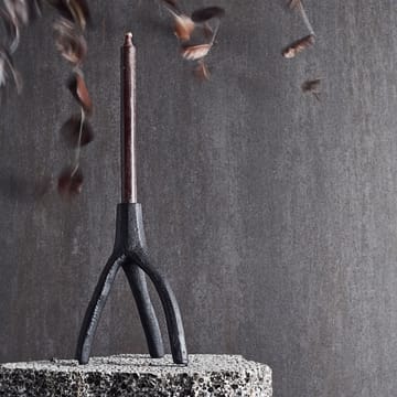 Aion kandelaar XL 22 cm - Zwart - MUUBS