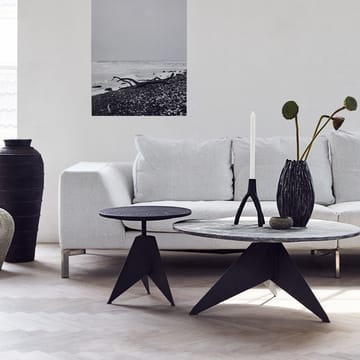 Aion kandelaar XL 22 cm - Zwart - MUUBS