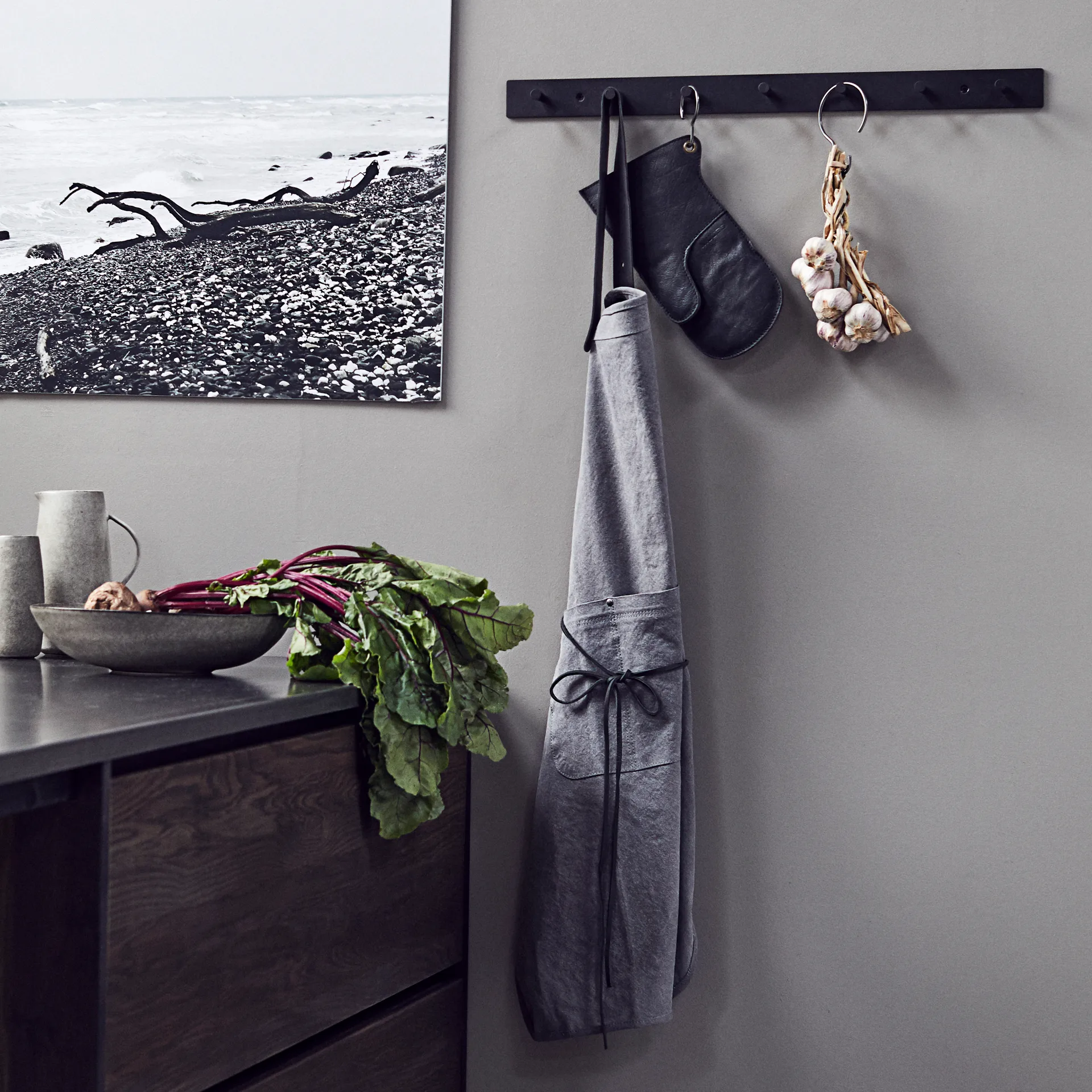 Atlanta kapstokje 70 cm, Zwart MUUBS