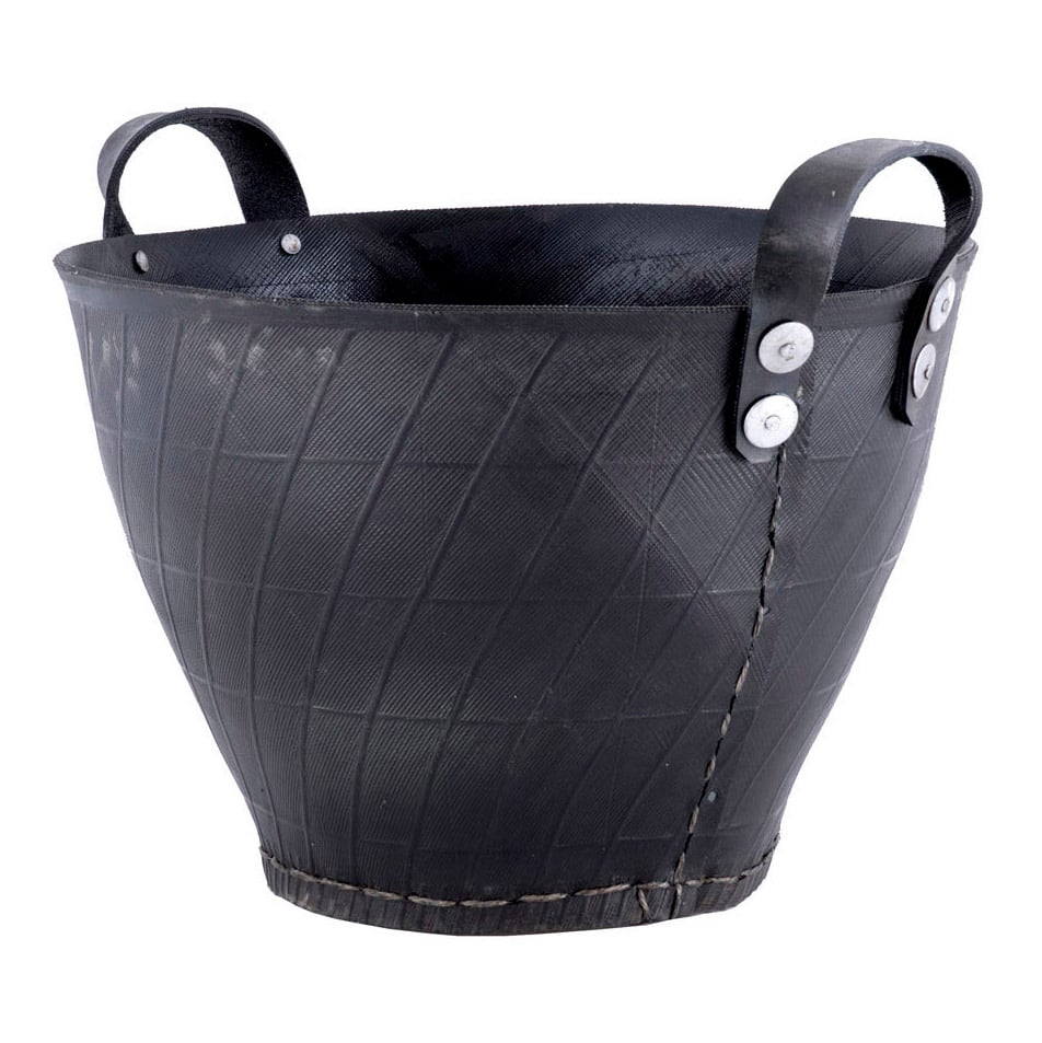 MUUBS Dacarr opbergmand 40 cm Zwart | Scandinavisch Interieur | Opbergmanden | Zwart