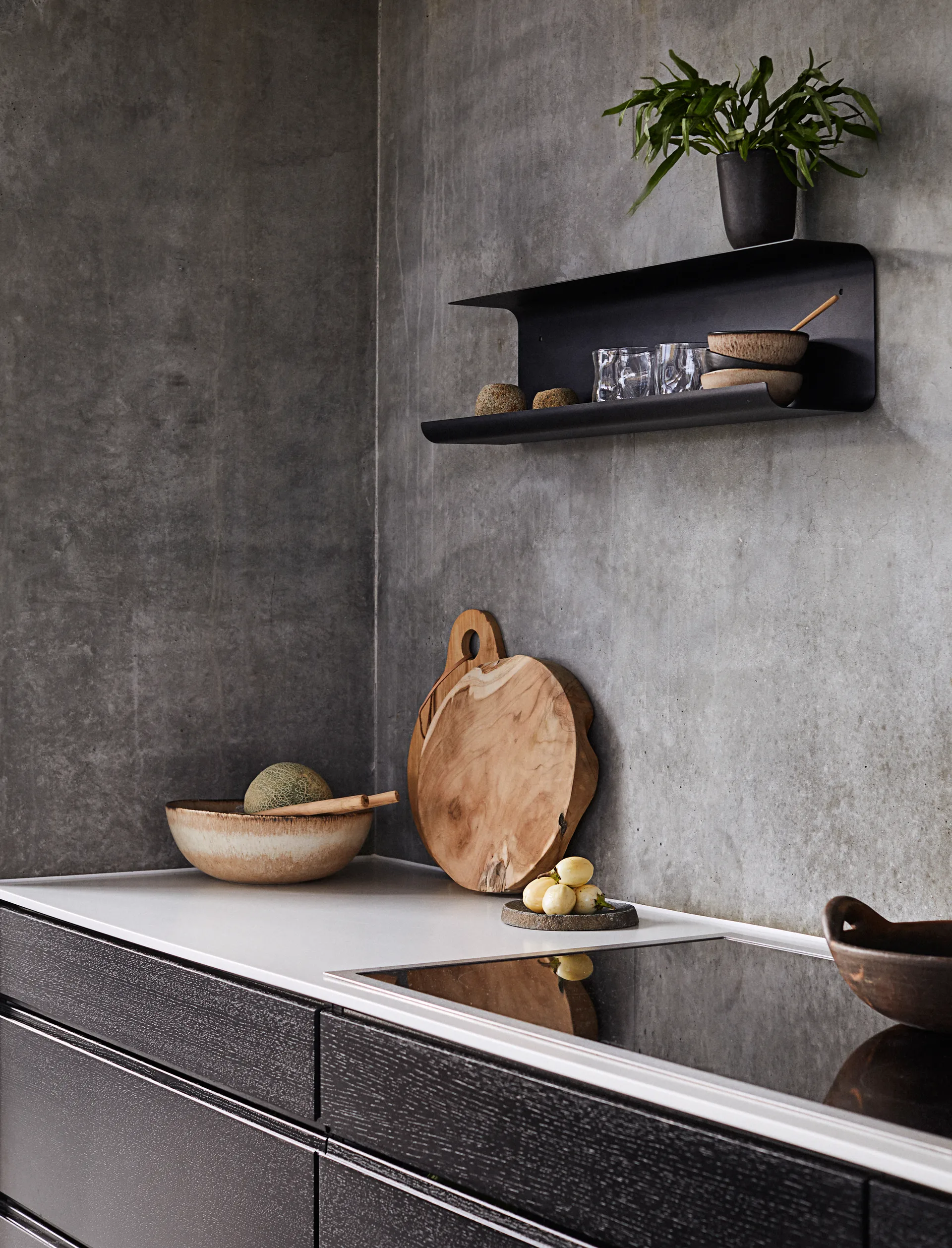 Dublin plank 70 cm, Zwart MUUBS