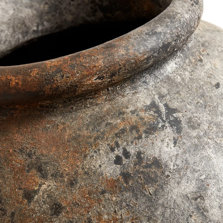 Echo pot h50 cm Ø37 cm, Roest-grijs MUUBS