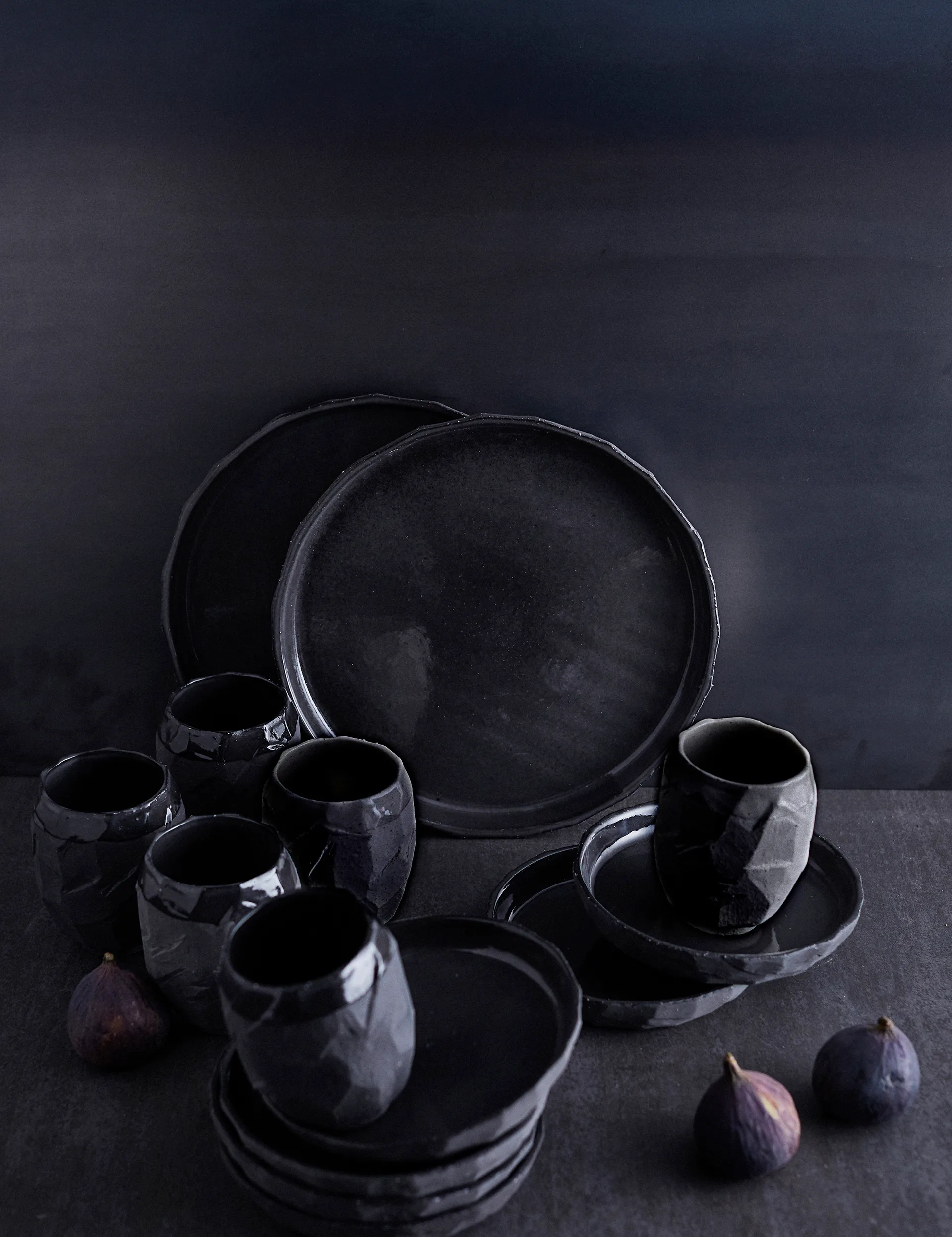 Kuri bord Ø16 cm 2-pack, Stone MUUBS