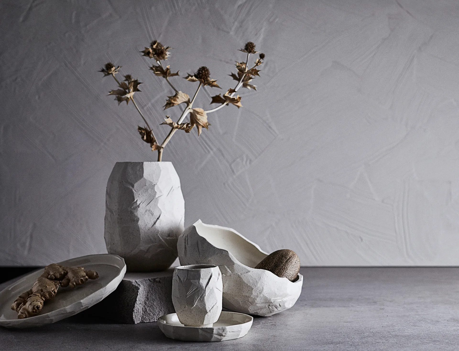 Kuri dinerbord Ø26 cm, Sand MUUBS