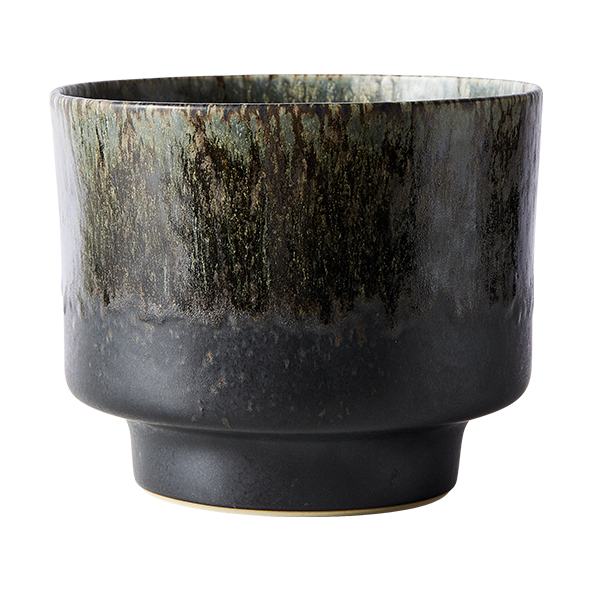 MUUBS Lago pot M o16,5x13 cm Forest green | Scandinavisch Interieur | Dozen & boxen | Groen