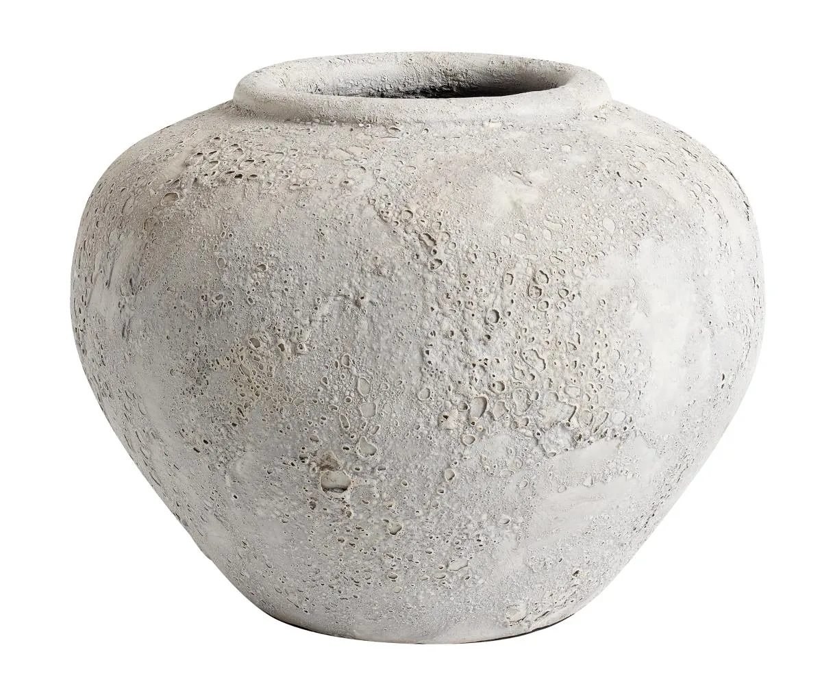 Luna bloempot 26 cm, Grijs-terracotta MUUBS