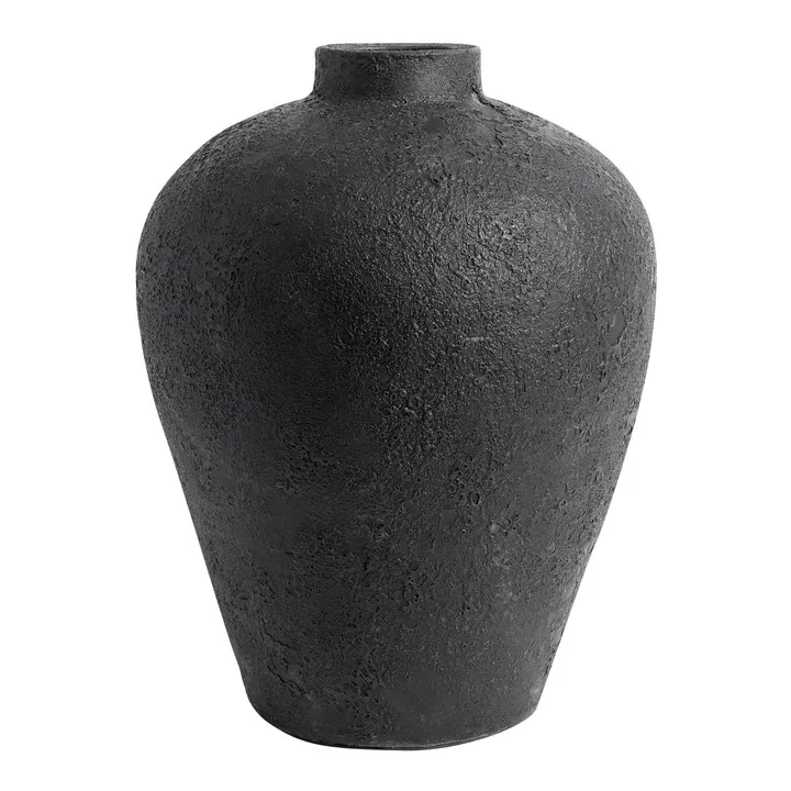 Luna bloempot 40 cm - Zwart-terracotta - MUUBS