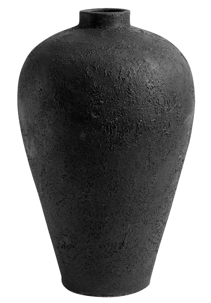 Luna bloempot 60x35 cm - Zwart-terracotta - MUUBS