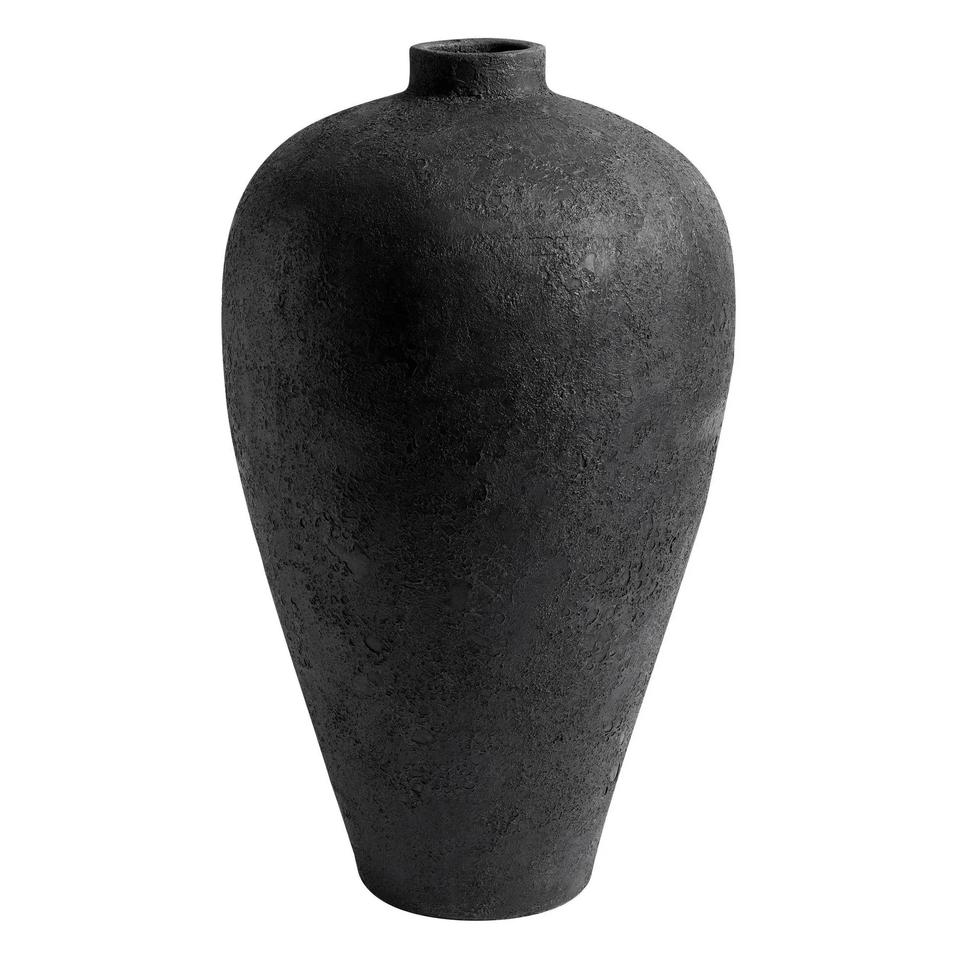 Luna bloempot 80 cm, Zwart-terracotta MUUBS