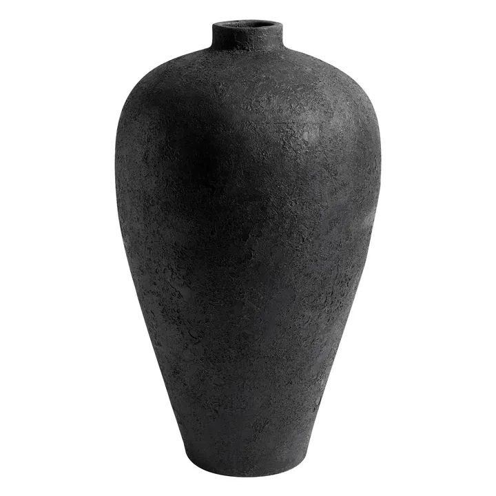 Luna bloempot 80 cm - Zwart-terracotta - MUUBS