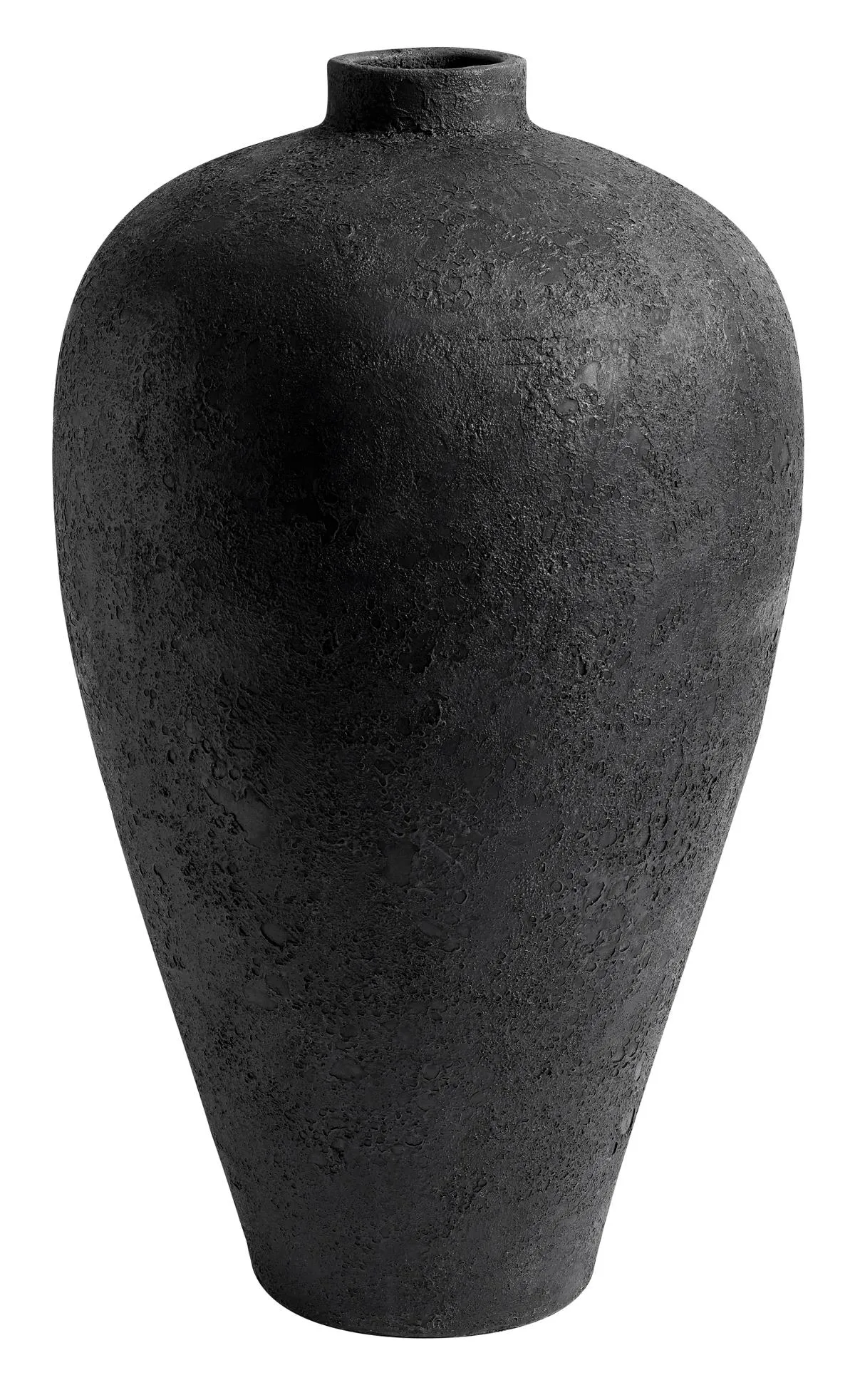 Luna bloempot 80 cm, Zwart-terracotta MUUBS