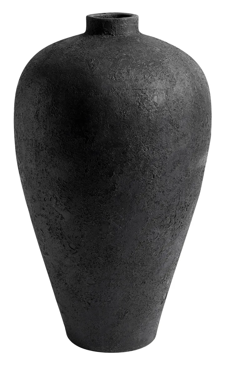 Luna bloempot 80 cm - Zwart-terracotta - MUUBS