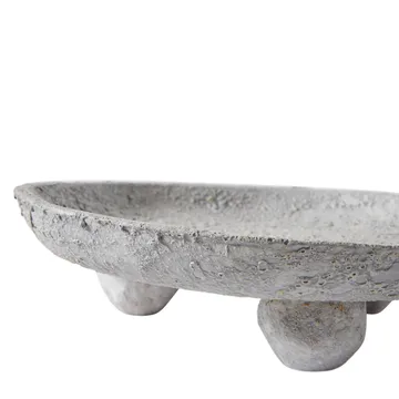 Luna dienblad - Grijs, Ø34x8 cm - MUUBS