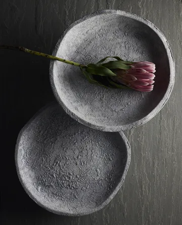 Luna dienblad - Grijs, Ø34x8 cm - MUUBS