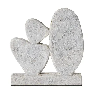 Luna sculptuur - Grijs, 12x3x21,5 cm - MUUBS