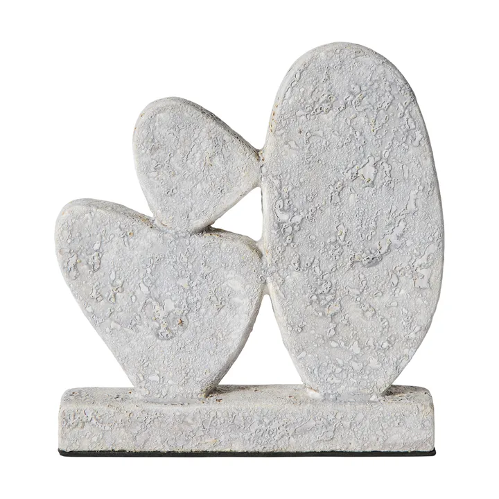 Luna sculptuur - Grijs, 12x3x21,5 cm - MUUBS