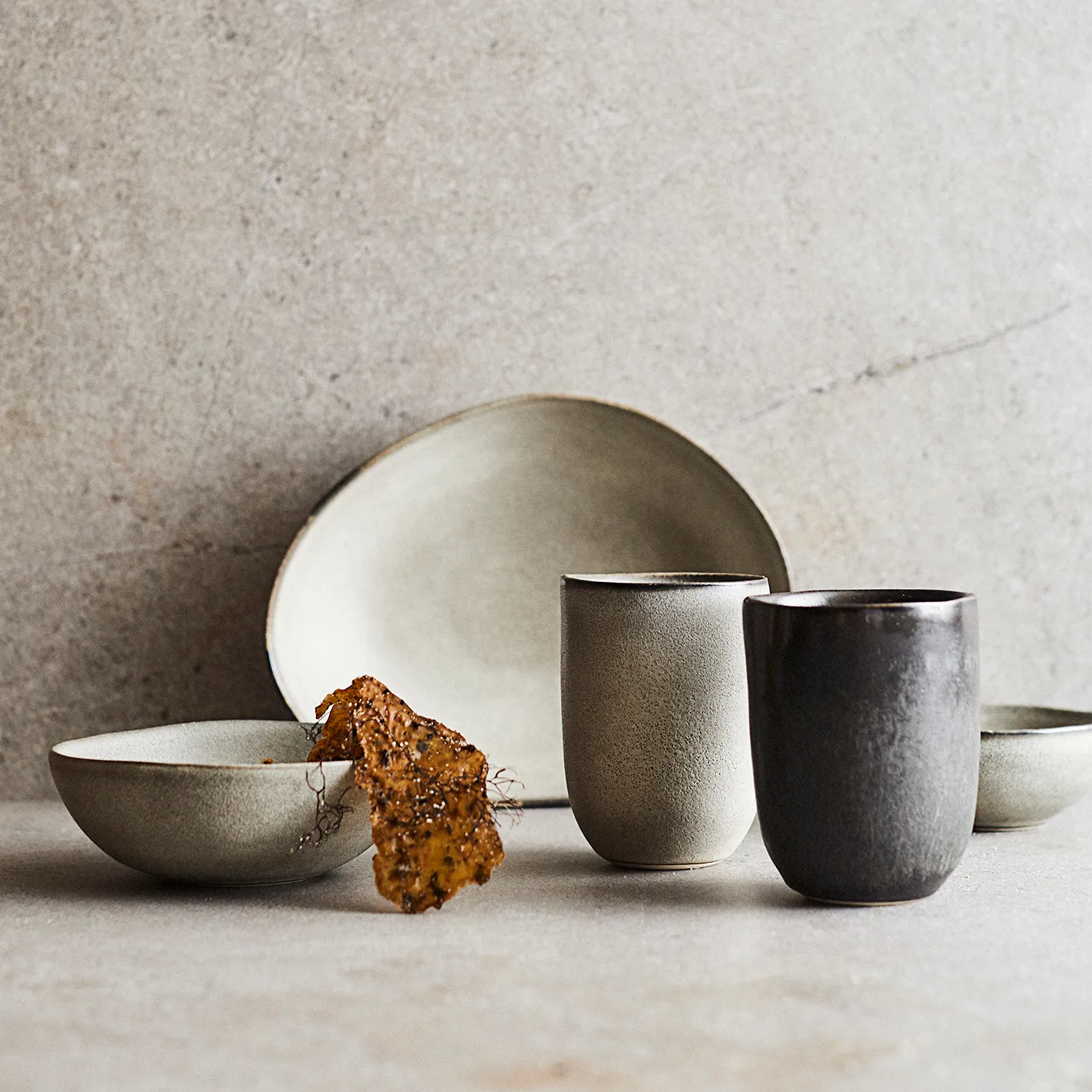 Mame ontbijtkom 15,5 cm, Oester MUUBS