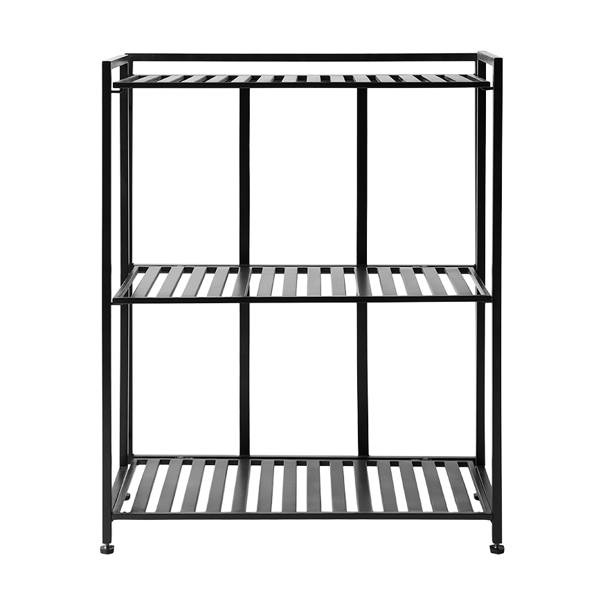 MUUBS Manhattan Low wandrek 65,5x33x79,5 cm Black | Scandinavisch Interieur | Planken & planksystemen | Zwart