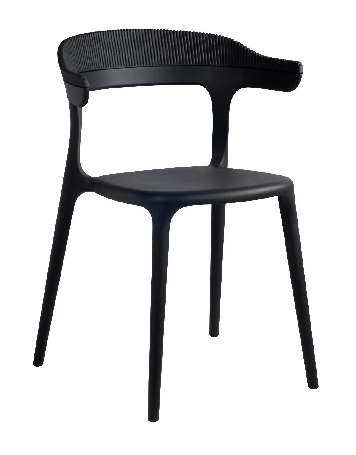 Muubs Luna Stripe stoel, Zwart MUUBS