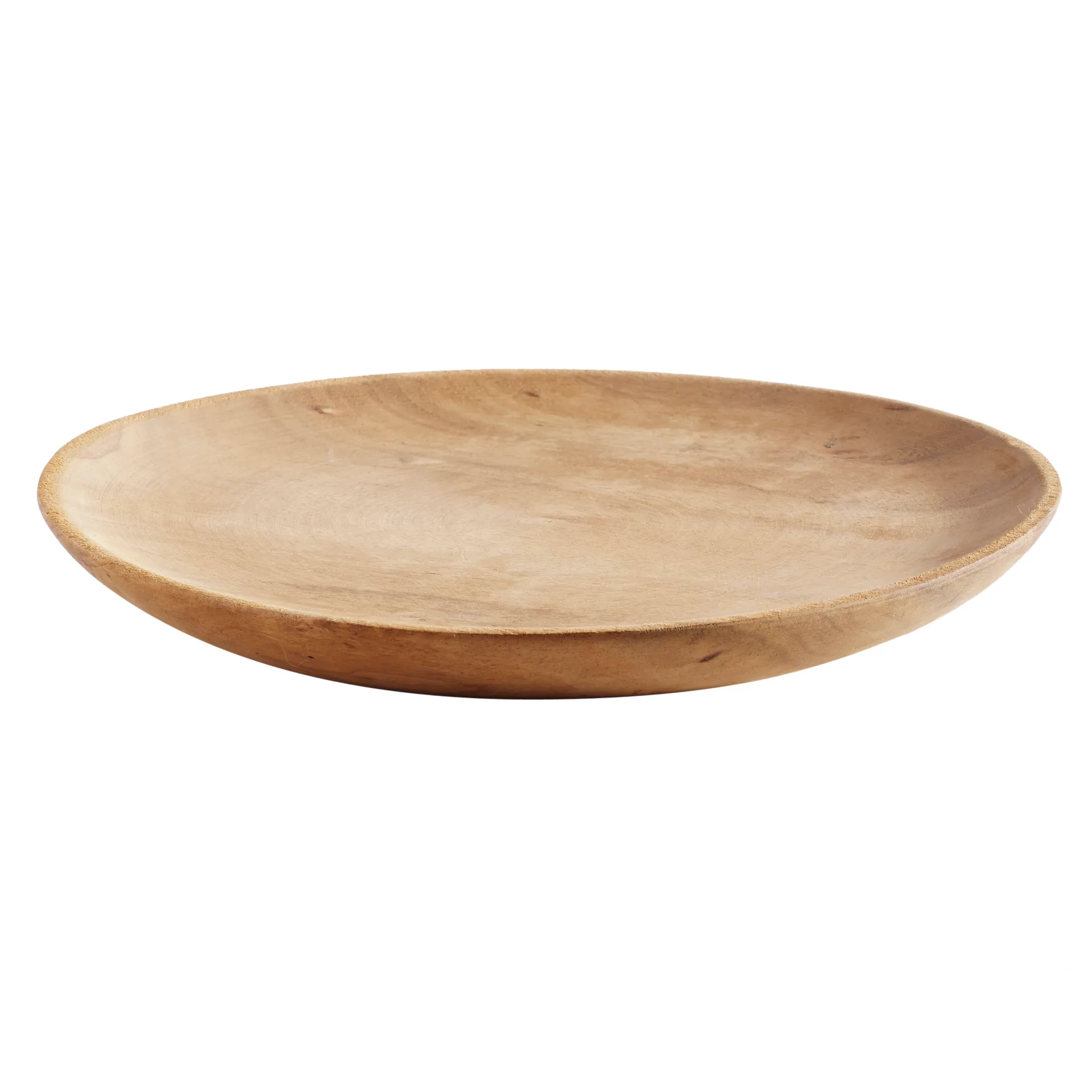 Muubs teak bord 26 cm, Natuur MUUBS