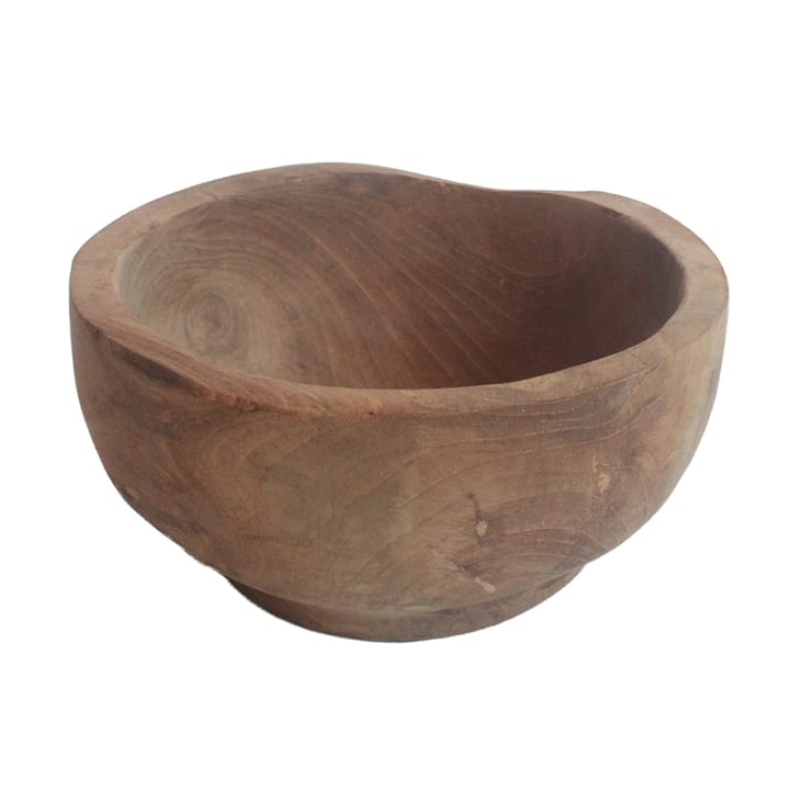 Muubs teak saladeschaal 20 cm - Natuur - MUUBS