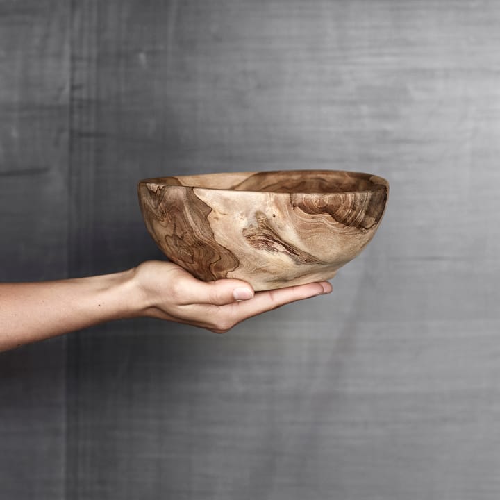Muubs teak saladeschaal 20 cm, Natuur MUUBS