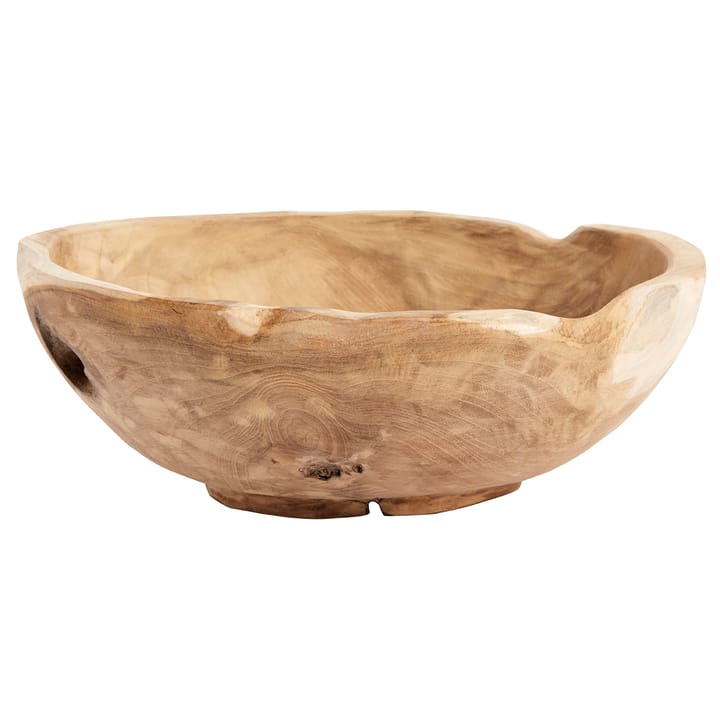 Muubs teak saladeschaal 30 cm - Natuur - MUUBS