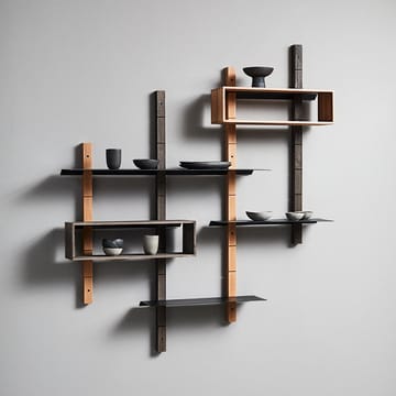 Oaks plankensysteem S - Natuur-zwart - MUUBS