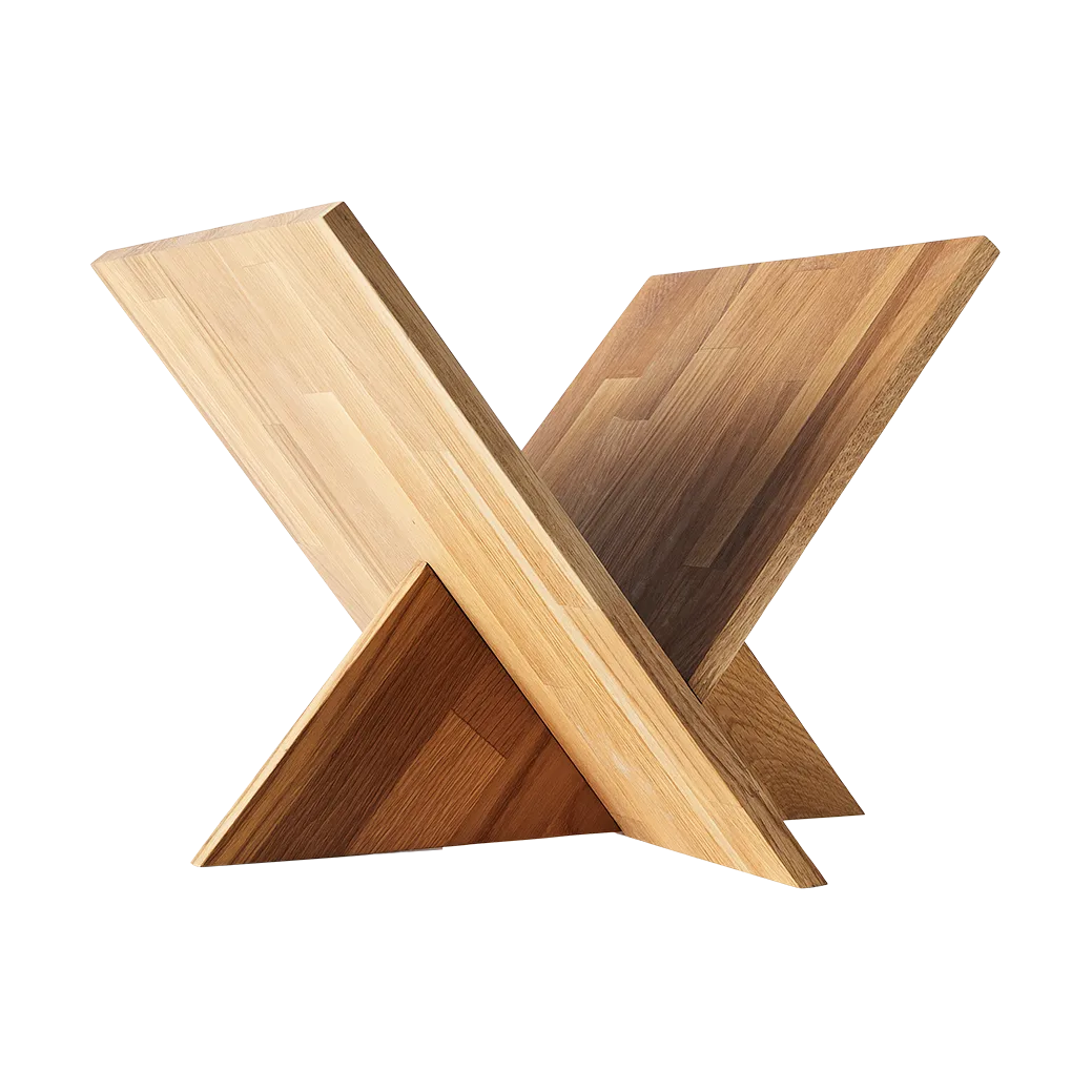 Ottowa tijdschriftenrek, Natural oak MUUBS