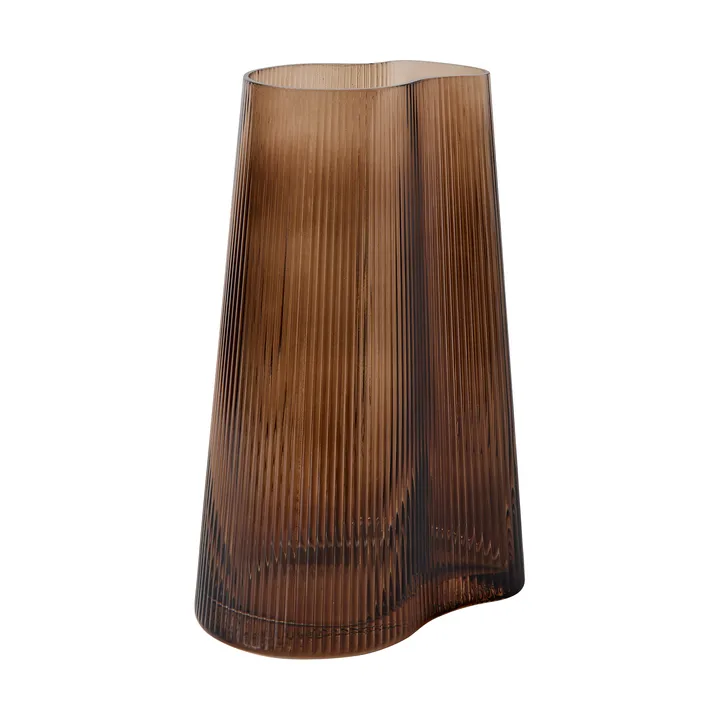 Ripe vaas - Smoked brown, 26 cm - MUUBS