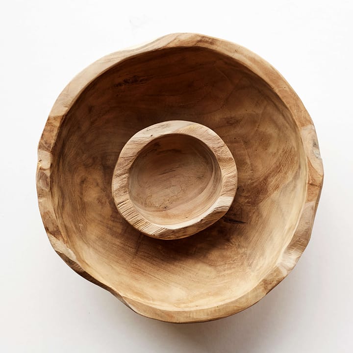 Rustic kom 13 cm, Natuur MUUBS