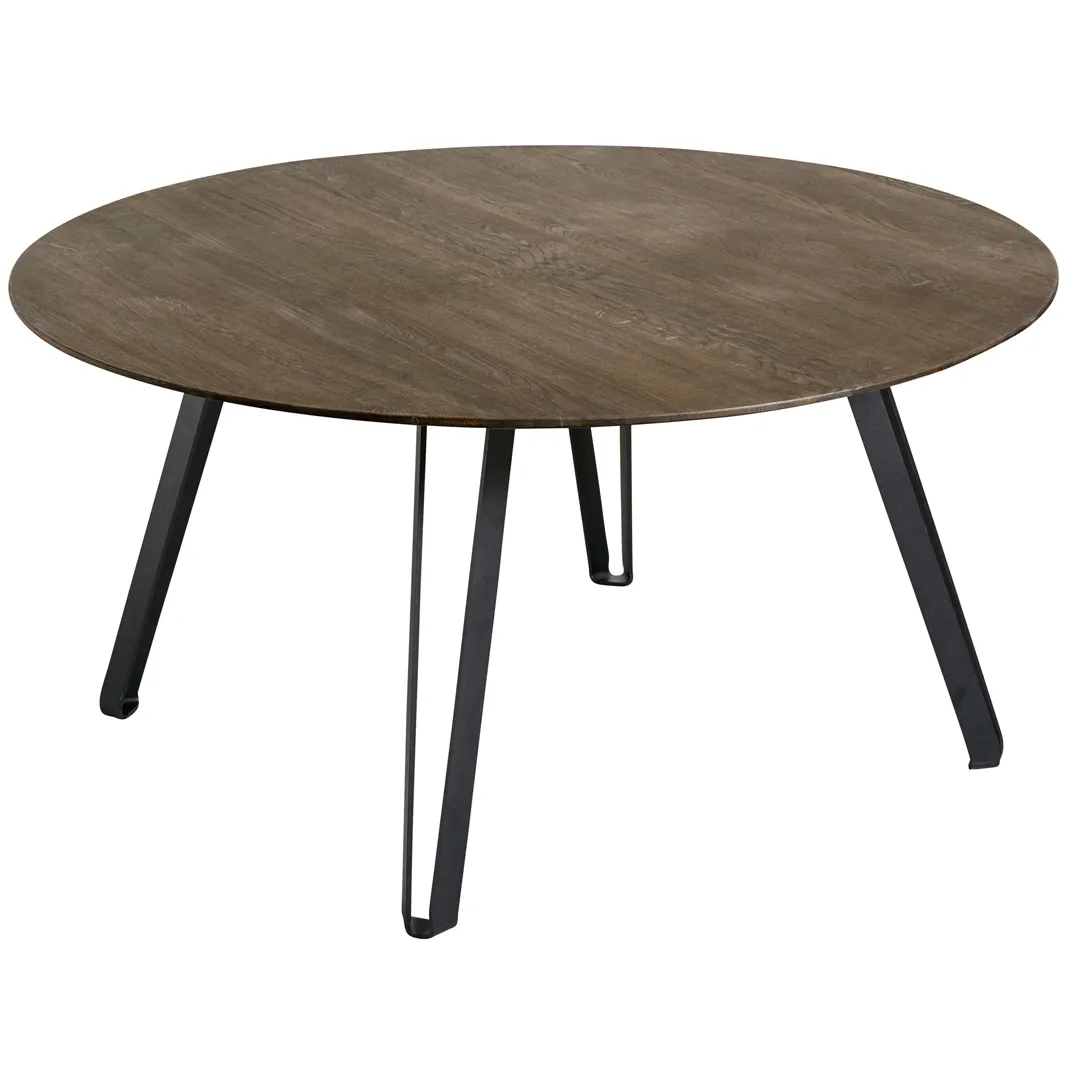 Space eettafel Ø 120 cm, Gerookt eikenhout MUUBS
