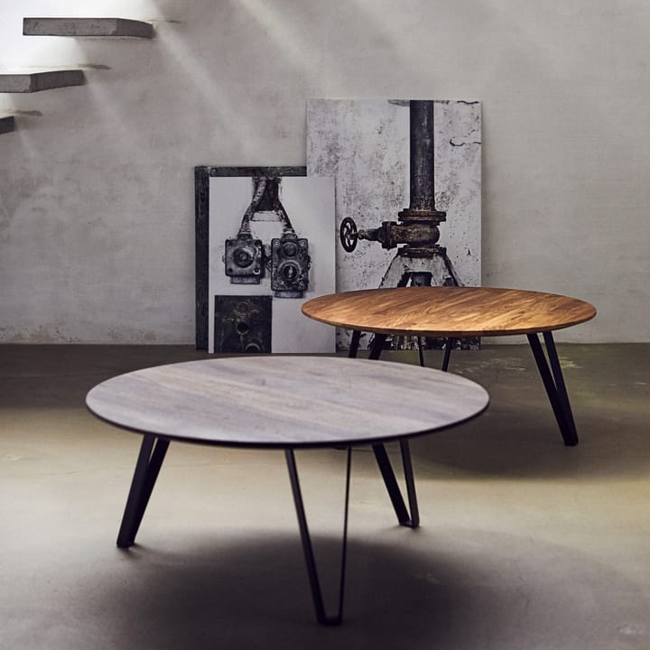 Space salontafel Ø90 cm, Gerookt eiken MUUBS