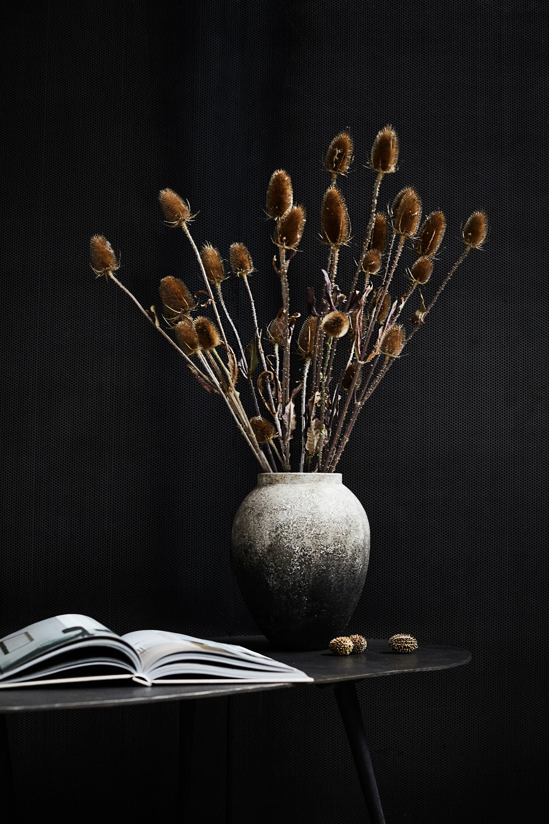 Story bloempot h28 cm Ø23 cm, Grijs MUUBS