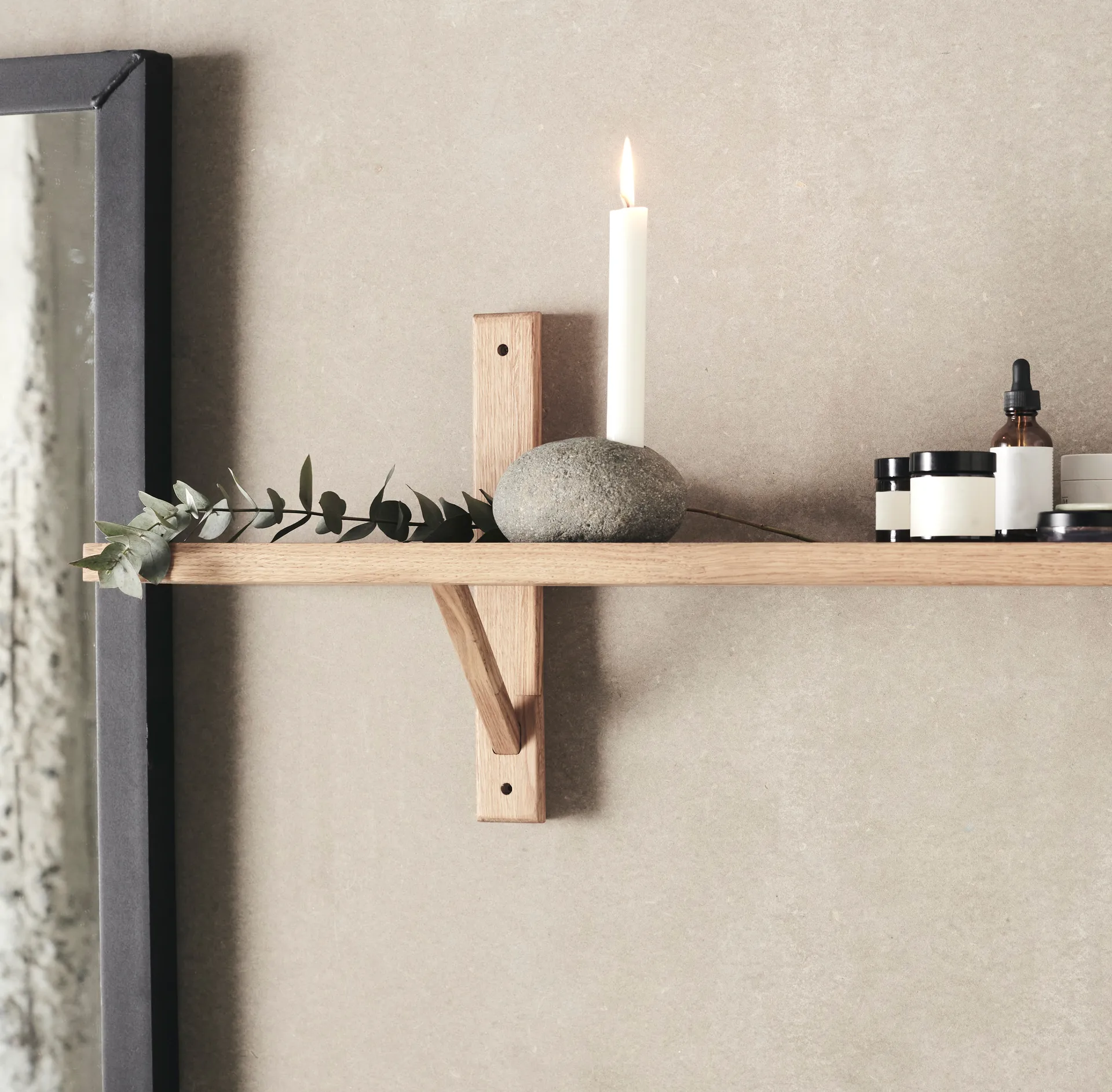 Toronto wandrek 93 cm, Natuurlijk geolied eik MUUBS