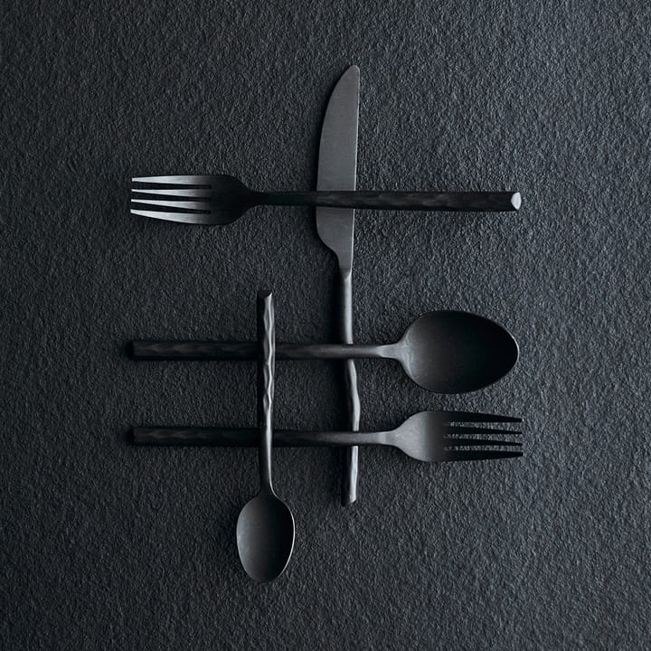 Uta bestekset 16-delig, Matt black MUUBS