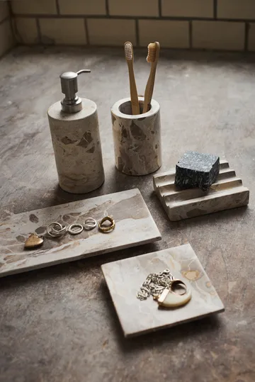 Vita decoratief dienblad - Seashell, 12x12 cm - MUUBS