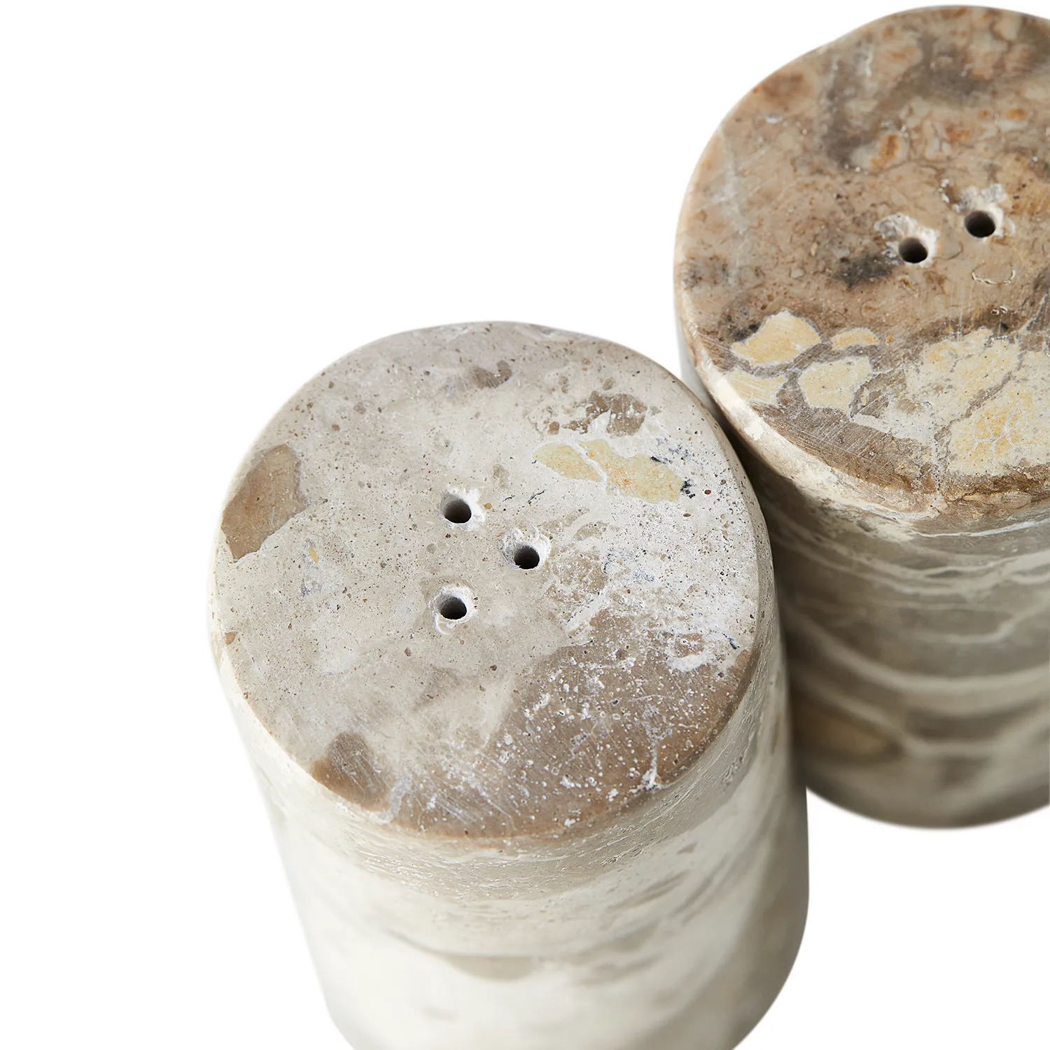 Vita peper- en zoutstel, Seashell MUUBS