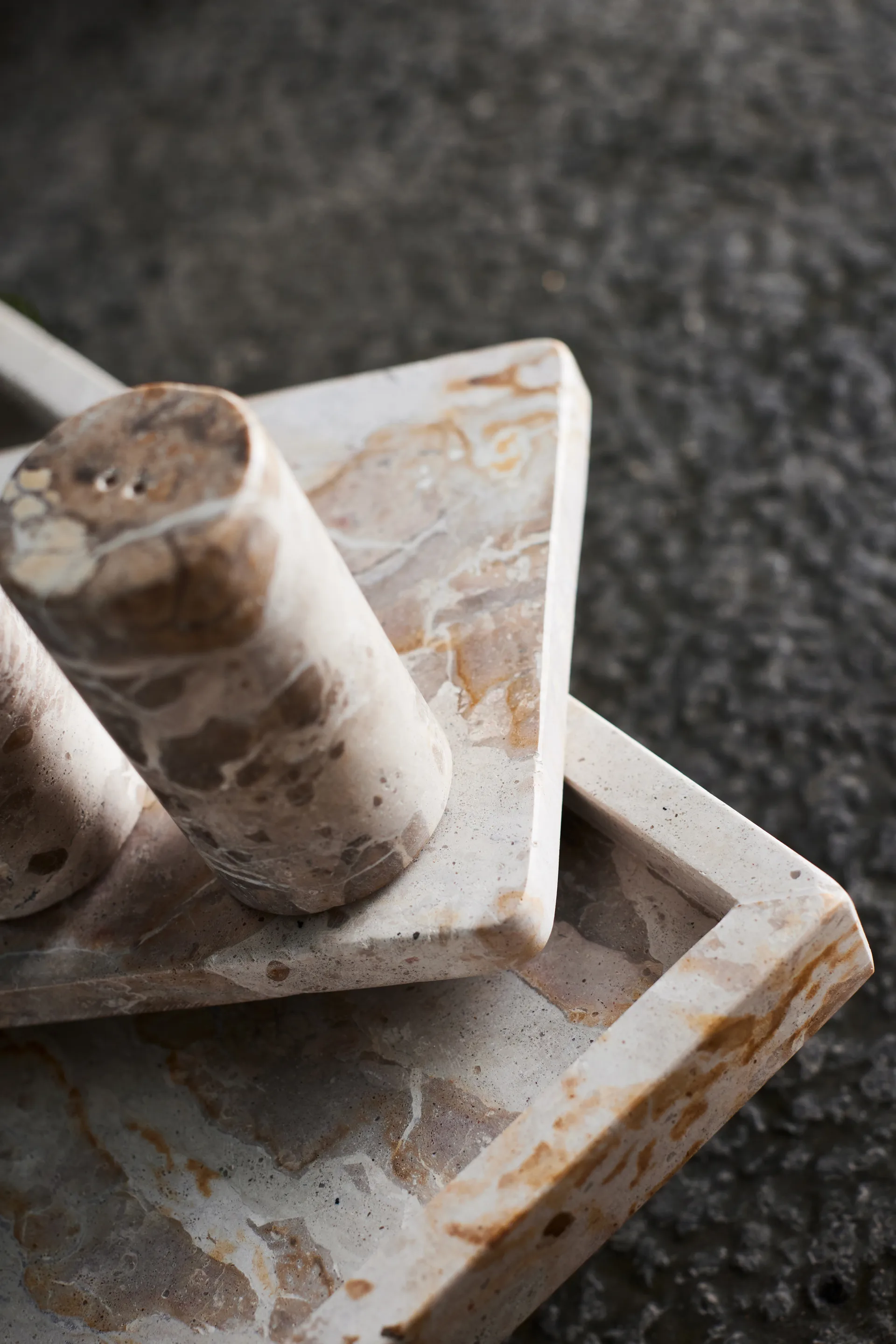 Vita peper- en zoutstel, Seashell MUUBS