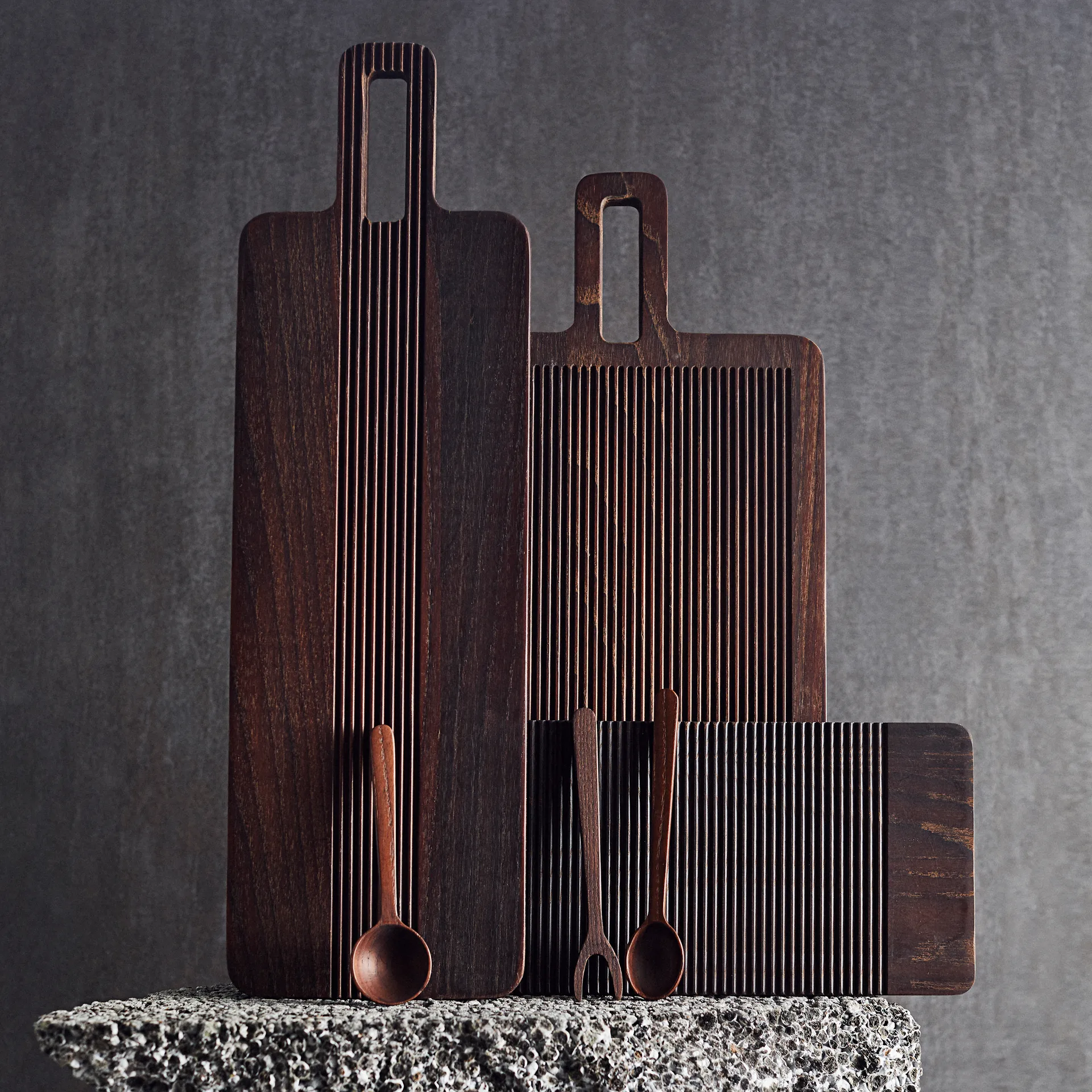 Yami snijplank voor brood 22x44 cm, Bruin MUUBS