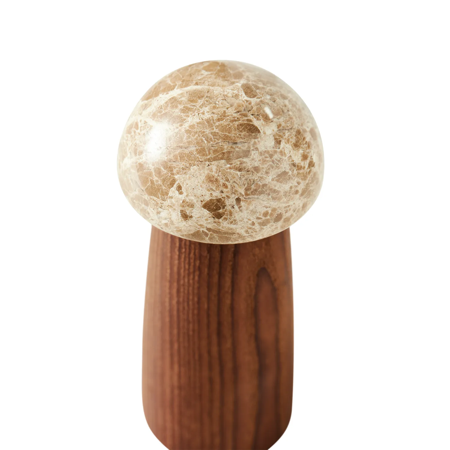 Yami zout- en pepermolen S, Verkoold essenhout-marmer MUUBS