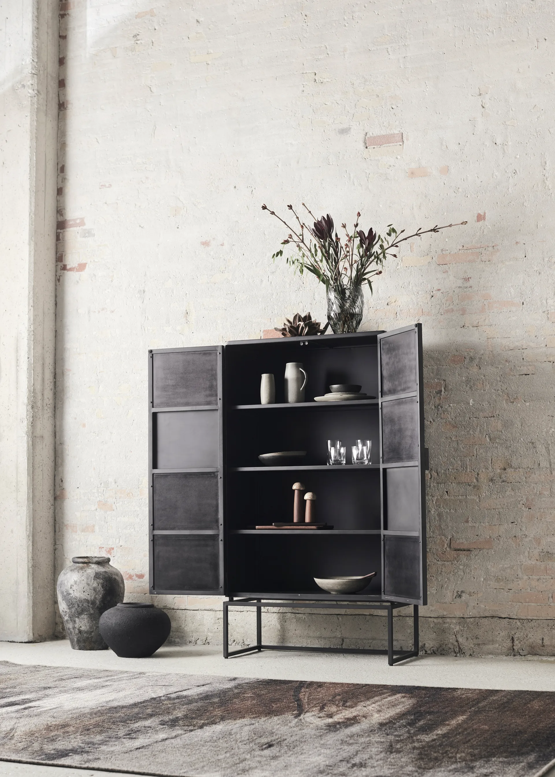 Yami zout- en pepermolen S, Verkoold essenhout-marmer MUUBS