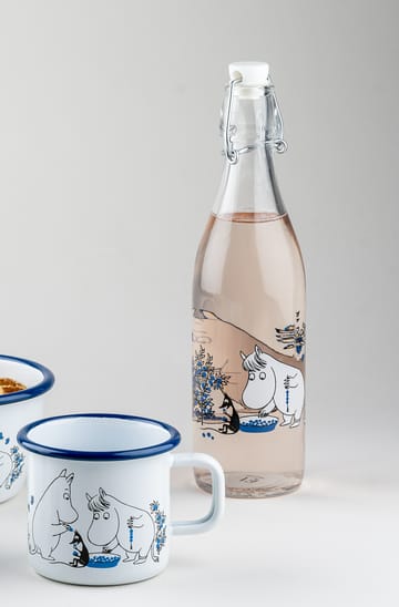 Blueberries glazen fles 0,5 L - Transparant - Muurla