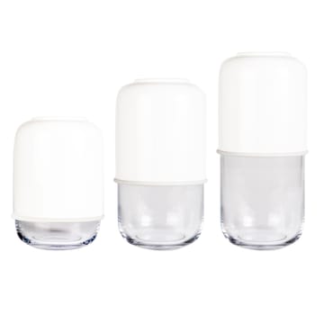 Capsule verstelbare vaas 18-28 cm - Groen-helder - Muurla
